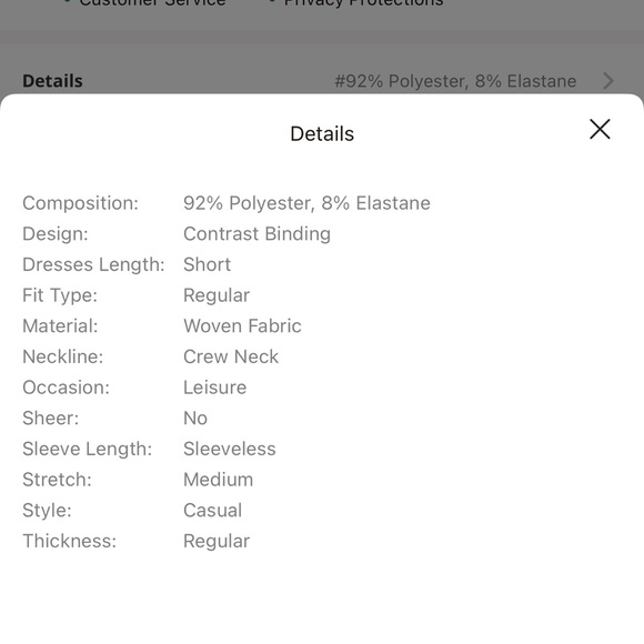 NWT COMMENSE Contrast Trim Piping Mini Dress - Small - Picture 7 of 12